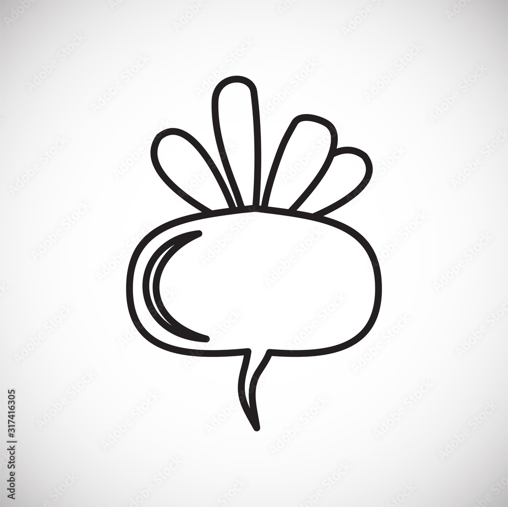 Vegetable related icon on background for graphic and web design. Creative illustration concept symbol for web or mobile app Vegetable related icon on background for graphic and web design. Creative illustration concept symbol for web or mobile app