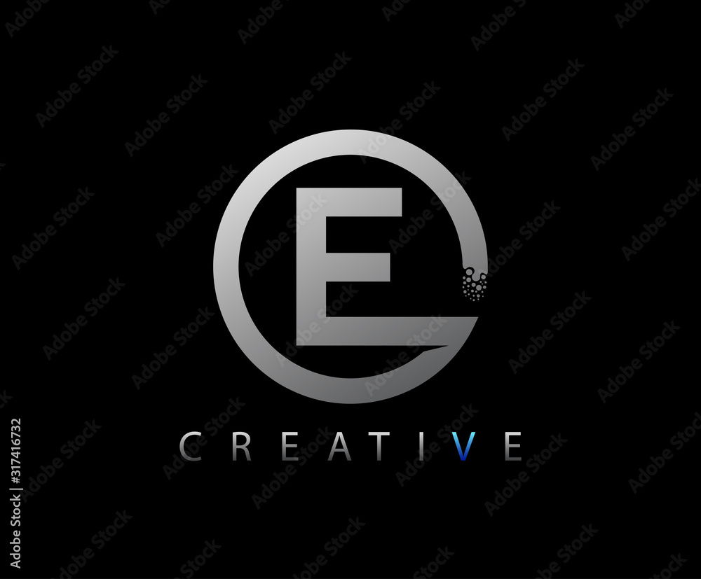Letter E Digital Network , Technology and digital abstract line network circuit vector logo. . Letter E Digital Network , Technology and digital abstract line network circuit vector logo. .