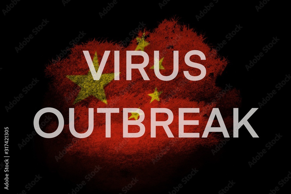 Coronavirus 2019 outbreaks background concept