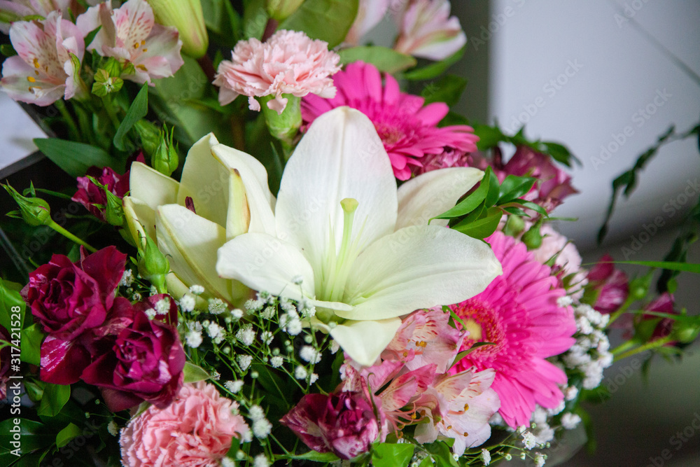 Fresh Flowers in a florist shop