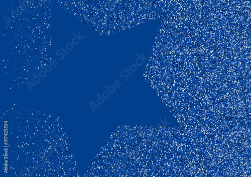 Dark Dust Glamour Vector Background. Xmas Universe Design. Elegant Shine Banner. Silver Vector Abstract Banner.