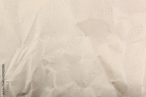 Close-Up Of Old Brown Paper Texture