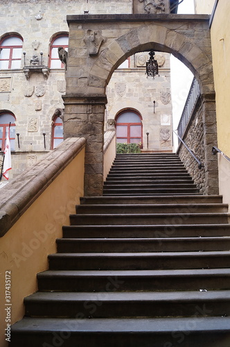 Vicario palace in Pescia, Tuscany, Italy