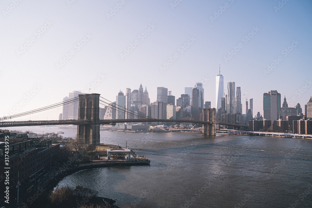 Fototapeta premium panoramę manhattanu