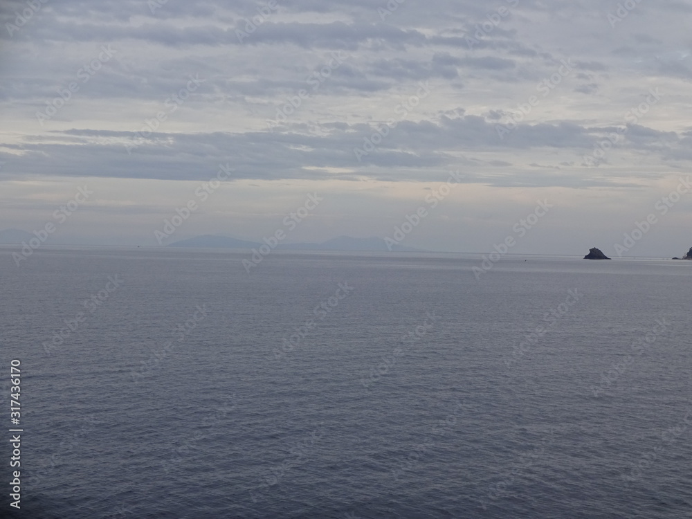 The view of Sea in Sado Island, Japan