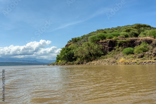 Lake Chamo landscape in the Southern Nations, Nationalities, and Peoples Region of southern Ethiopia. Africa Wilderness