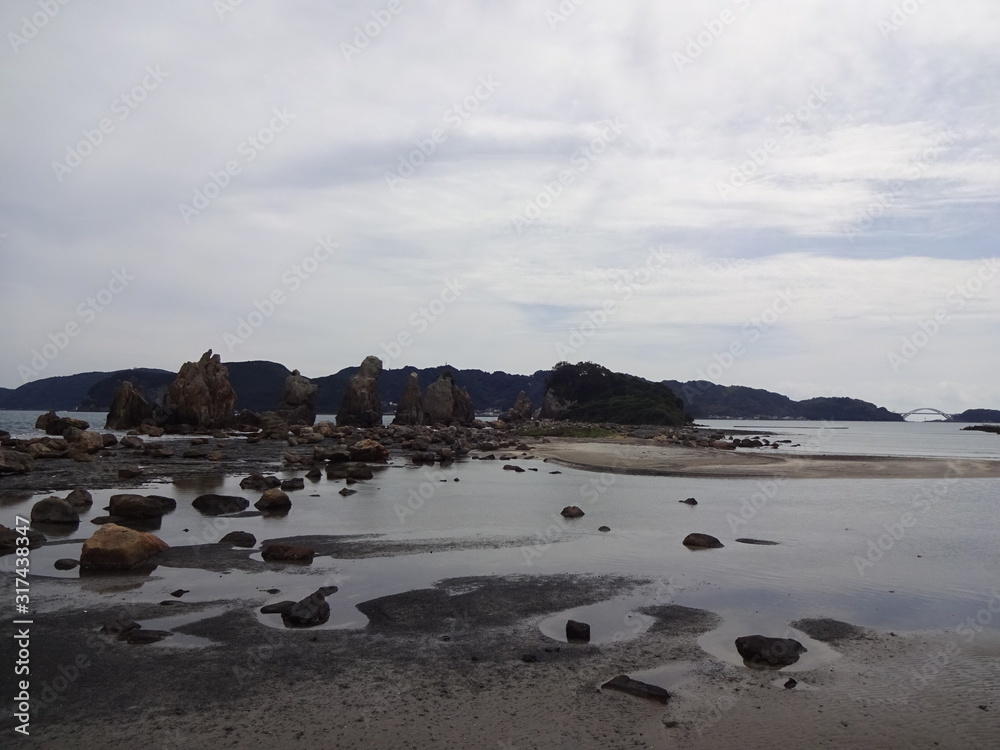 Geology rocks in Wakayama, Japan Geology rocks in Wakayama, Japan