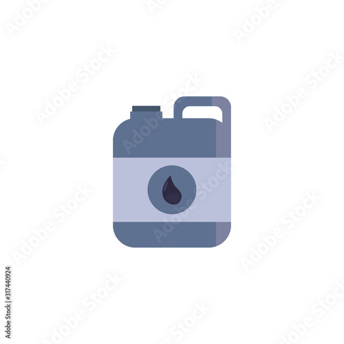 Isolated oil industry jerrycan vector design