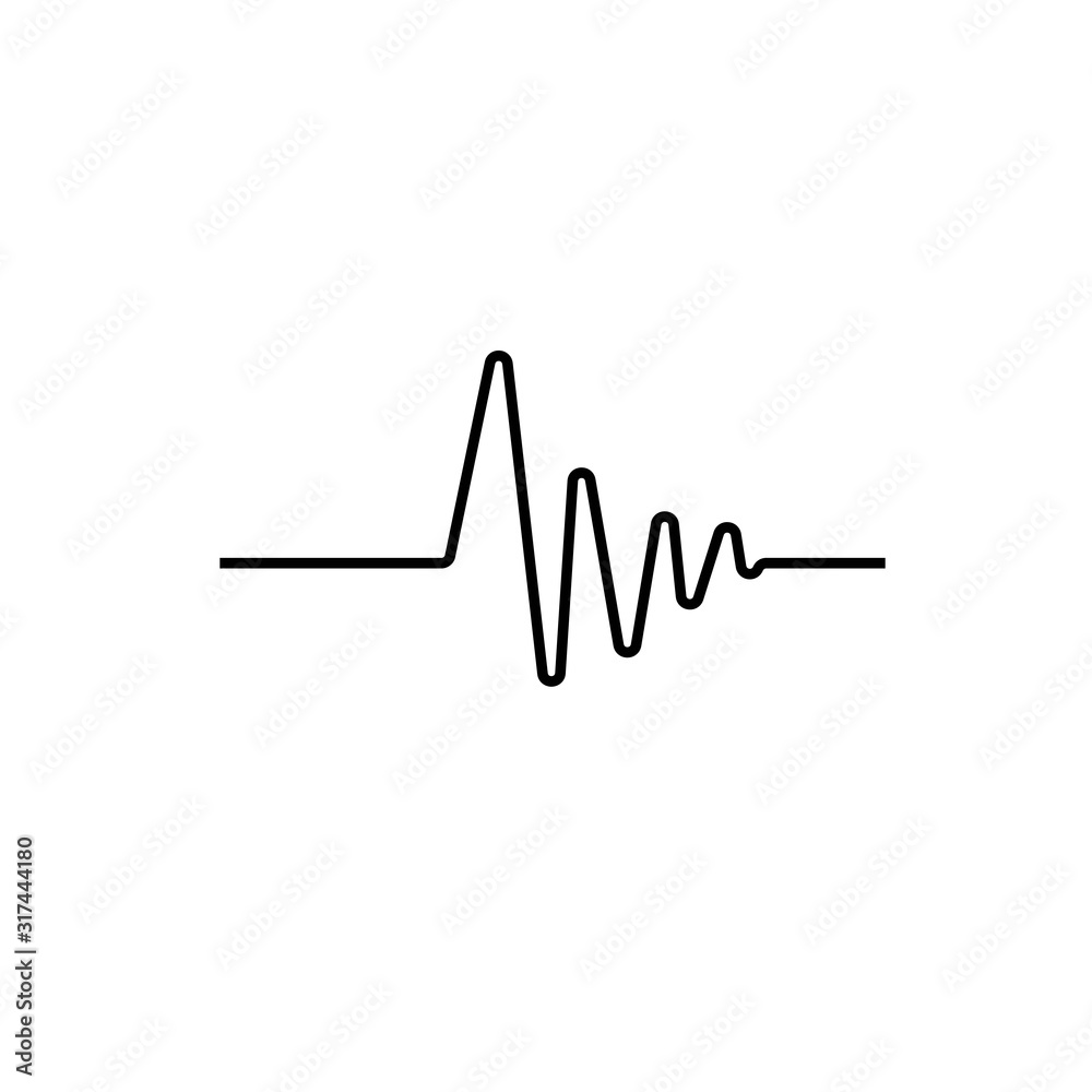 Sound wave logo template vector icons Sound wave logo template vector icons