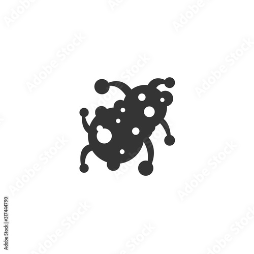 pathogen icon vector illustration for webiste and graphic design