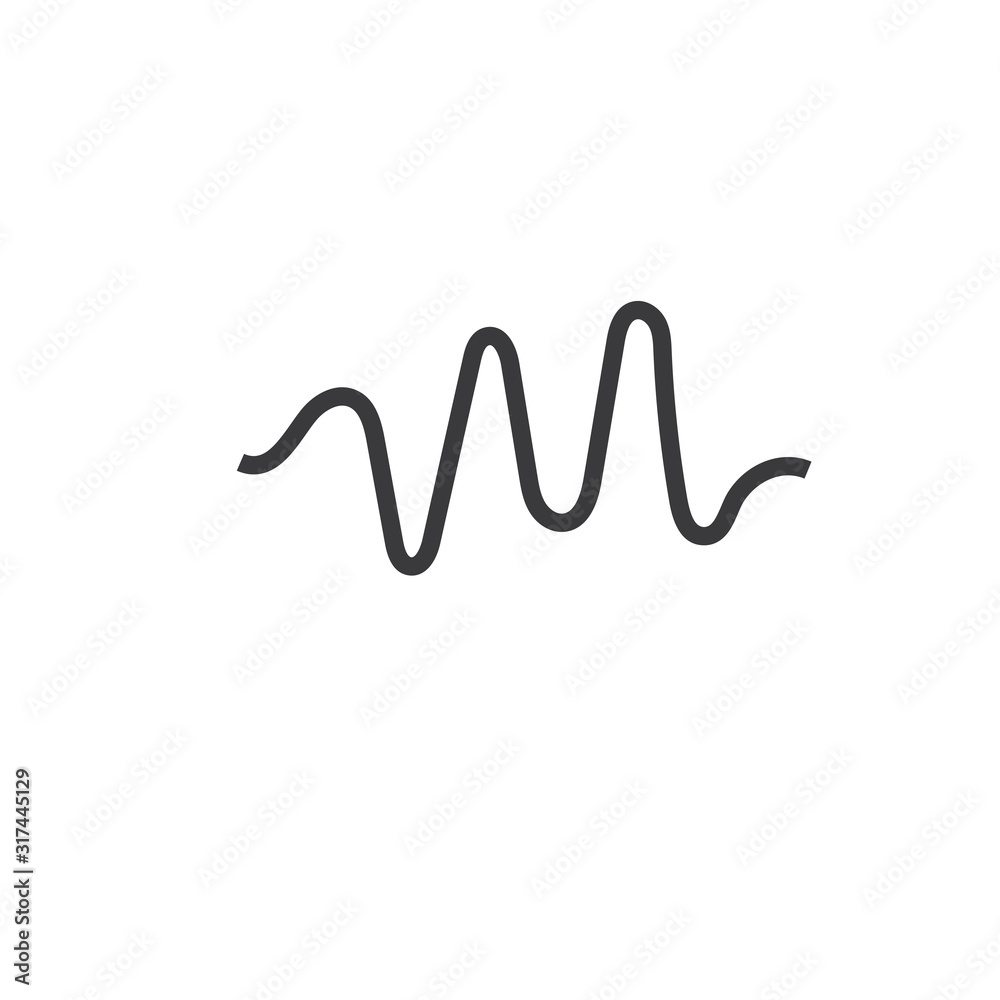 Sound wave logo template vector icons Sound wave logo template vector icons