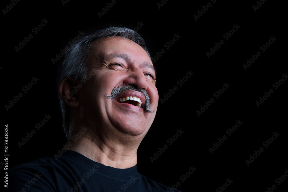 Portrait of a happy senior man.