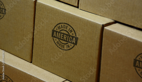 Made in America stamp and stamping photo