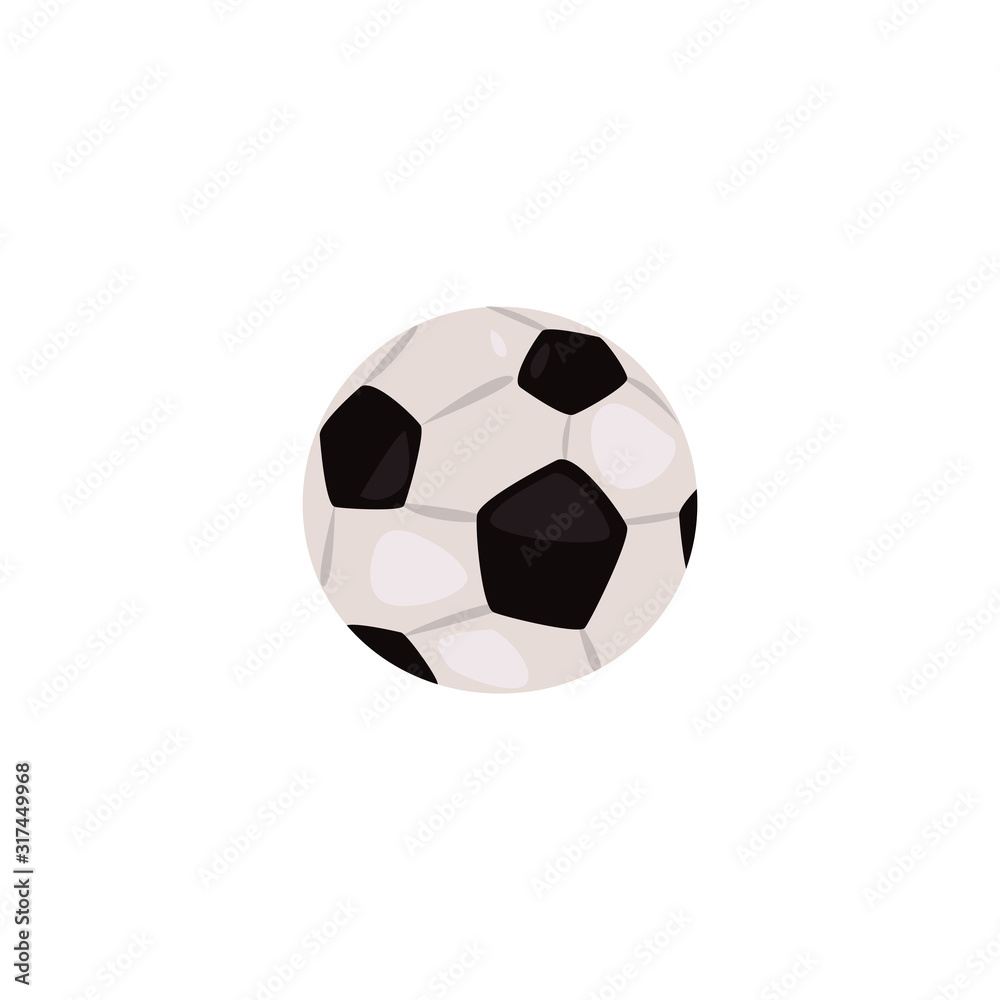 Fototapeta premium Isolated soccer ball vector design