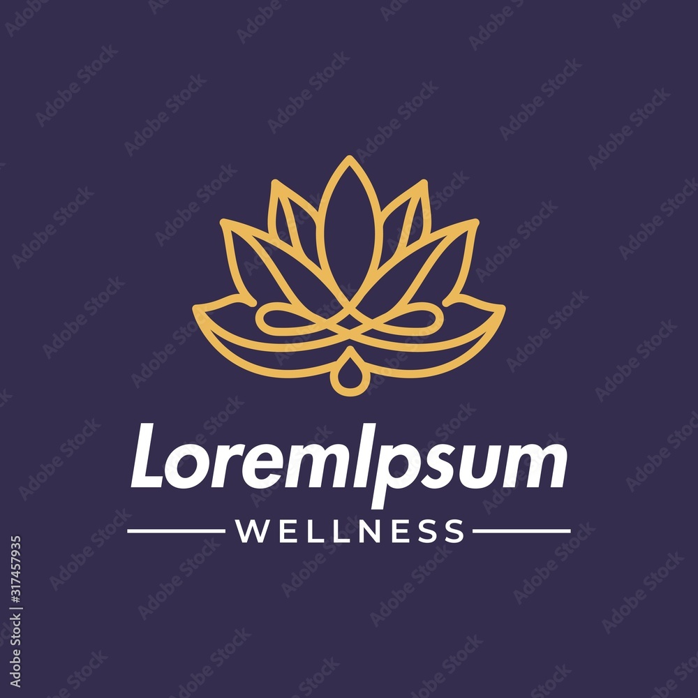 Blooming Lotus Flower with water or oil drop Blooming Lotus Flower with water or oil drop