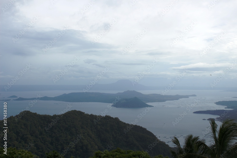The Taal Volacano one week before it erupts The Taal Volacano one week before it erupts