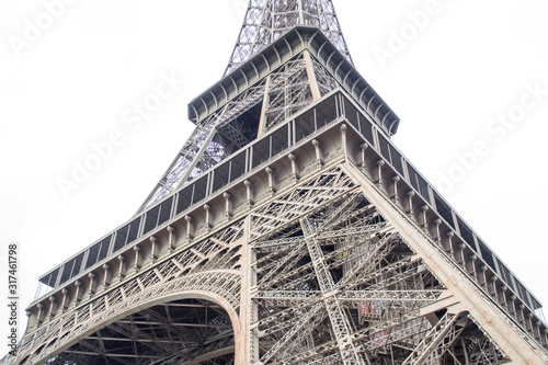 Eiffel Tower, metal construction.