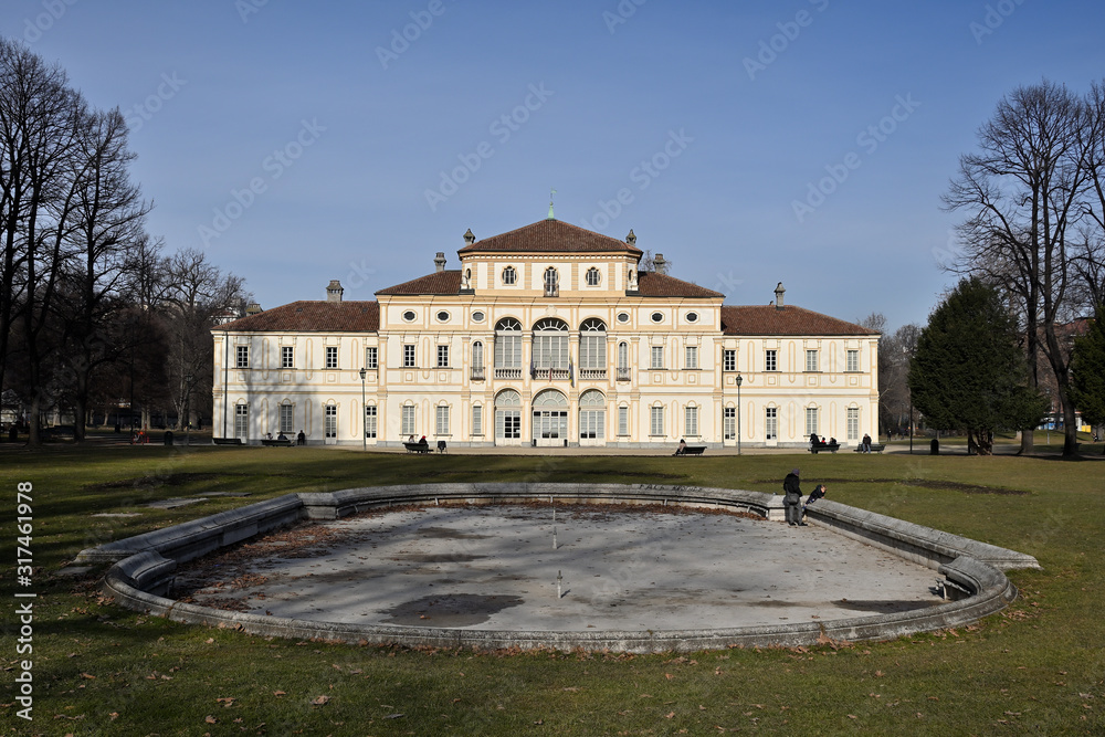 Turin, view of the Treasury Park