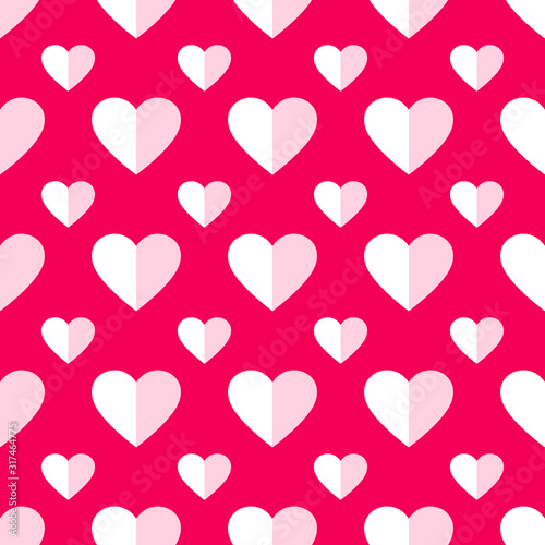 heart seamless pattern love valentine day romantic