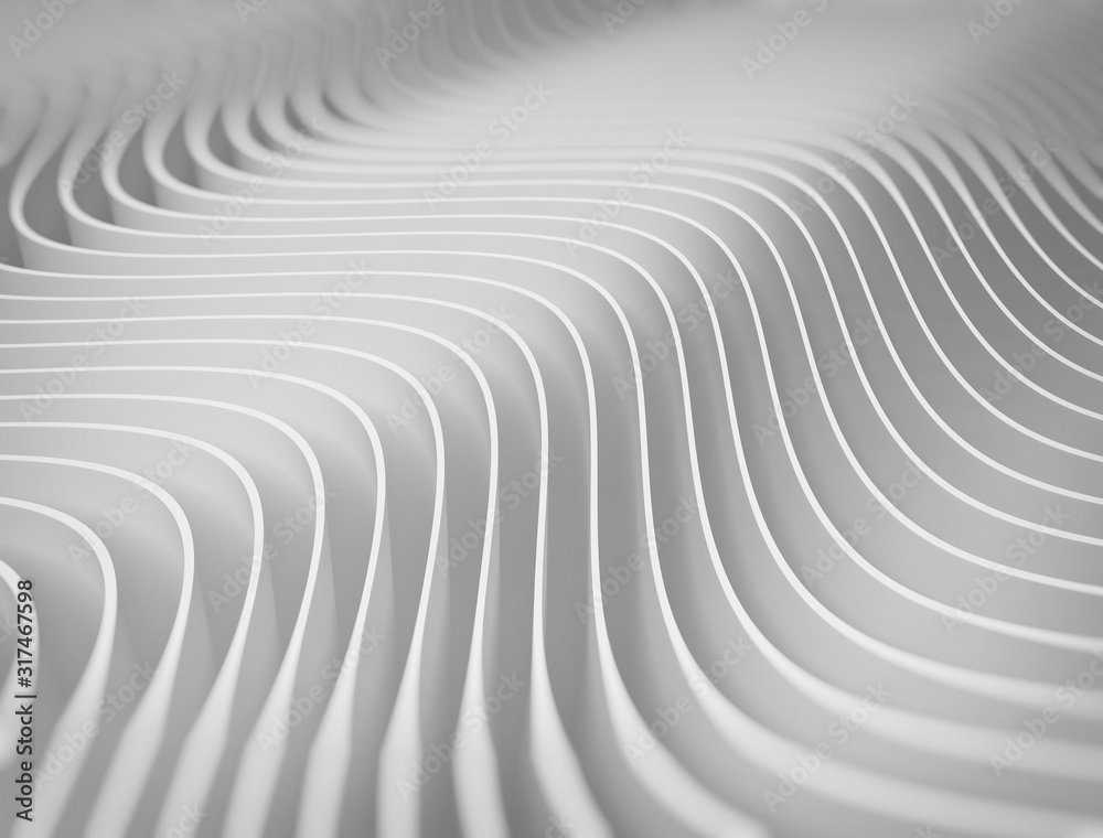 Abstract white lines wave pattern Abstract white lines wave pattern