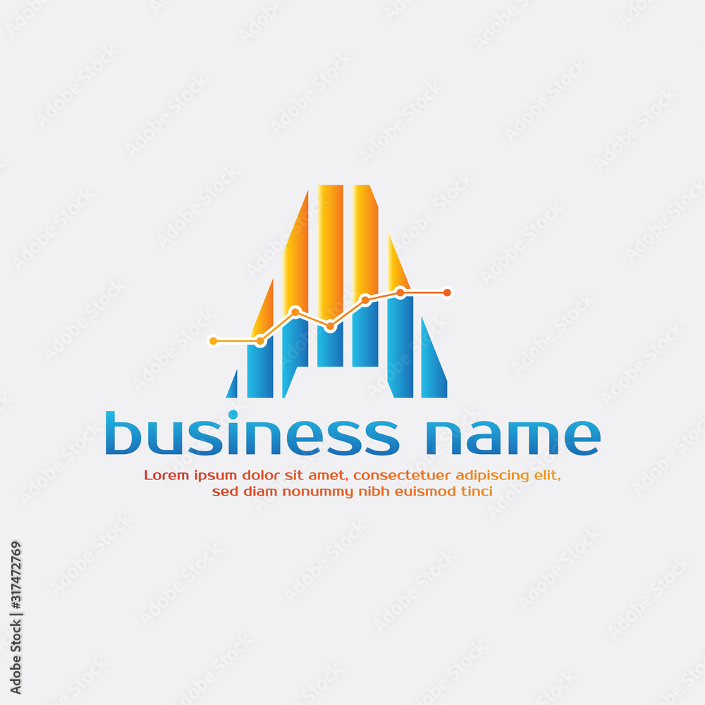 Accounting Logo letter a Accounting Logo letter a