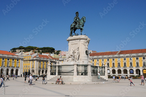 Reiterstatue von José I. in lissabon