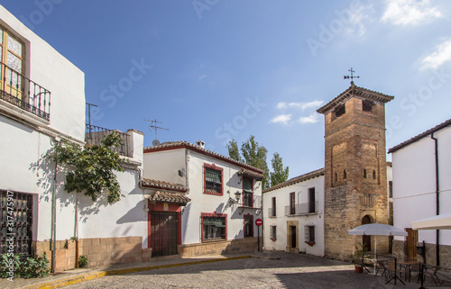Buildings on the streets of the Ronda, Spain © robertdering