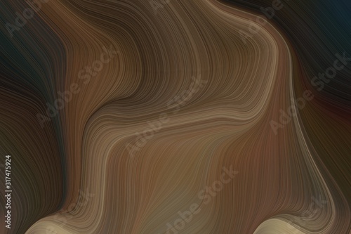 abstract fluid lines and waves and waves background with old mauve, very dark green and pastel brown colors. art for sale. good wallpaper or canvas design