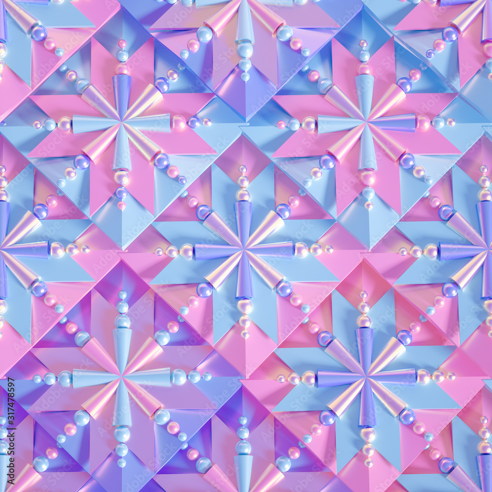 Beautiful, cheerful pattern background. 3d illustration, 3d rendering. Beautiful, cheerful pattern background. 3d illustration, 3d rendering.
