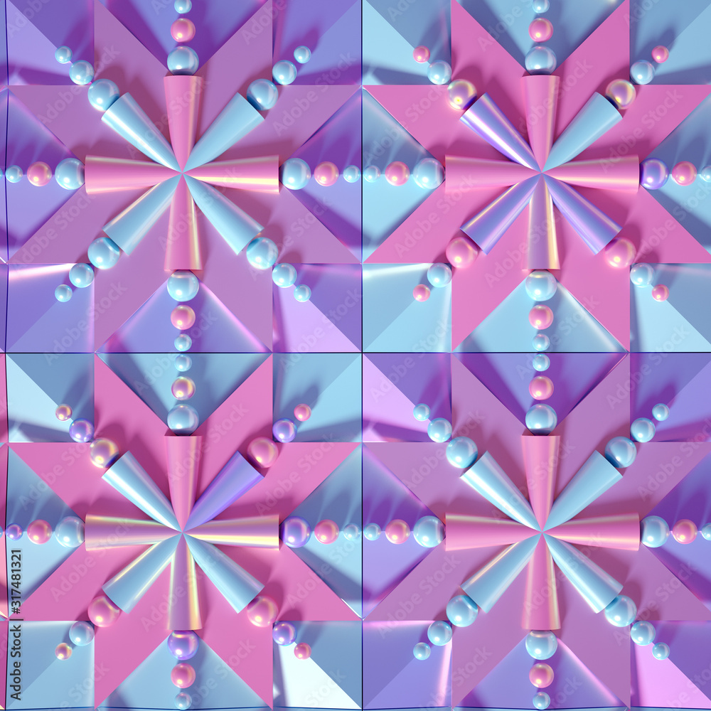 Beautiful, cheerful pattern background. 3d illustration, 3d rendering. Beautiful, cheerful pattern background. 3d illustration, 3d rendering.