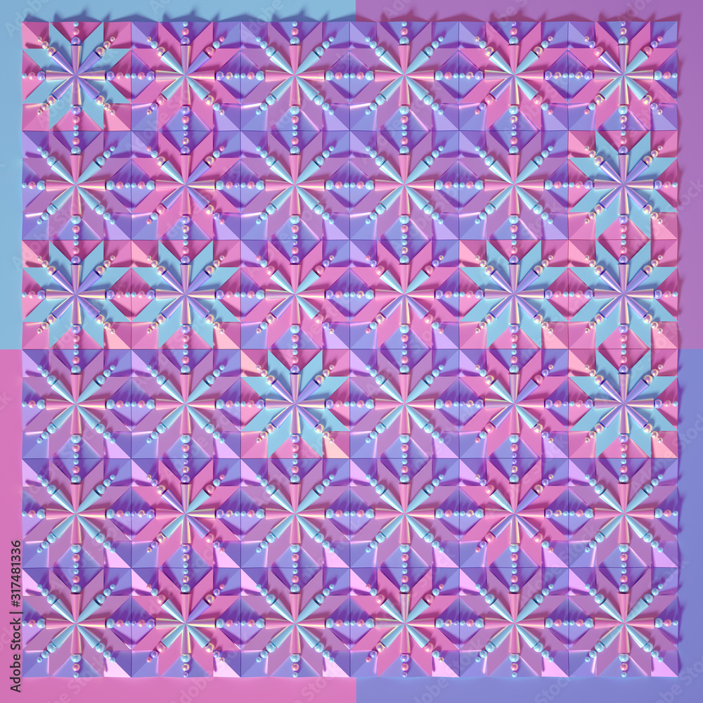 Beautiful, cheerful pattern background. 3d illustration, 3d rendering. Beautiful, cheerful pattern background. 3d illustration, 3d rendering.