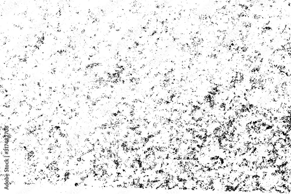 Grunge texture background of black and white. Abstract of scratches, chips, scuffs, cracks.