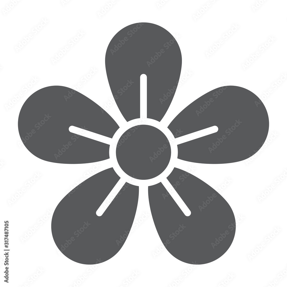 Flower glyph icon, easter and summer, floral sign, vector graphics, a solid pattern on a white background, eps 10. Flower glyph icon, easter and summer, floral sign, vector graphics, a solid pattern on a white background, eps 10.