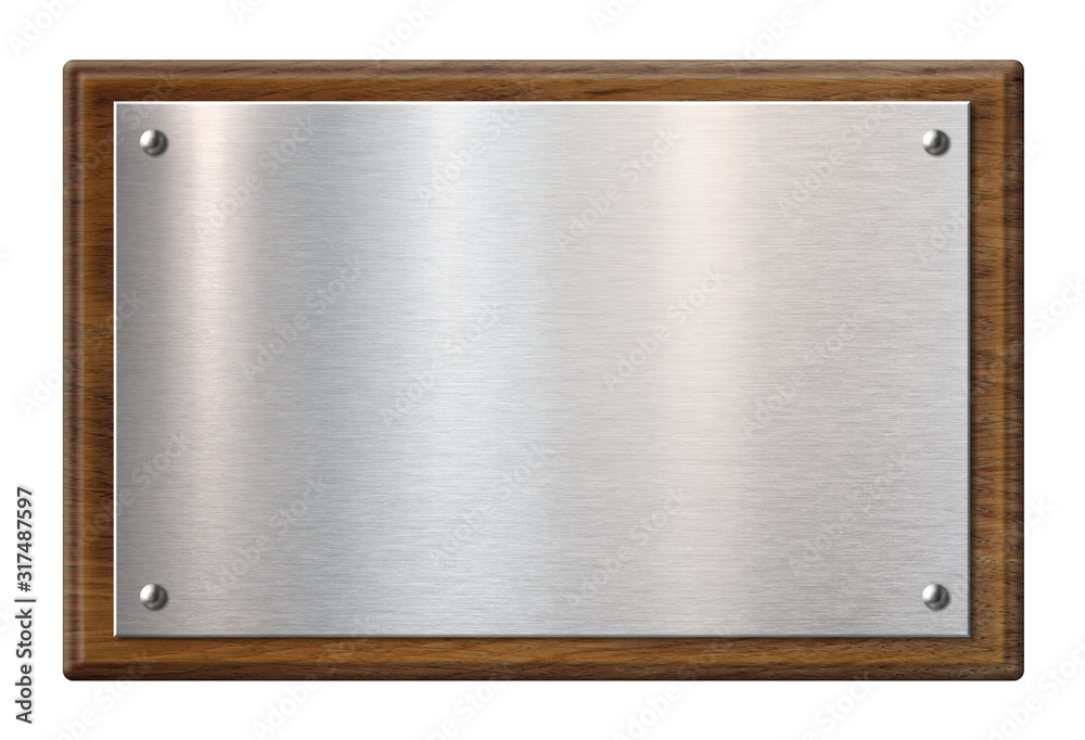 Dark wood plate isolated with clipping path included 3d illustration Dark wood plate isolated with clipping path included 3d illustration