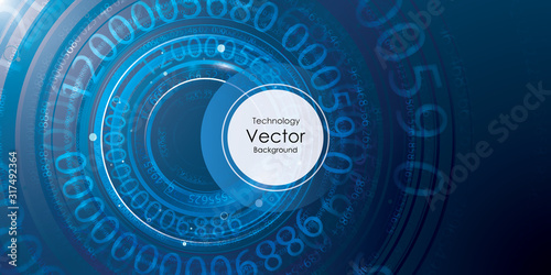 Binary code technology background