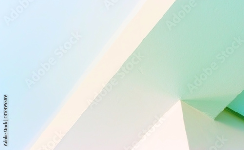 Abstract architectural background, white ceiling design