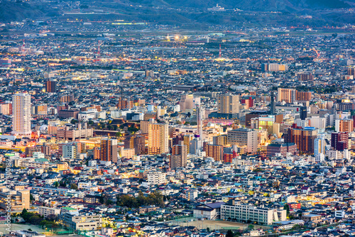 Kofu, Yamanashi, Japan Downtown Cityscape © SeanPavonePhoto