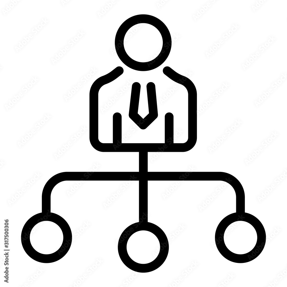 Obraz premium Finance pictogram icon. Outline finance pictogram vector icon for web design isolated on white background