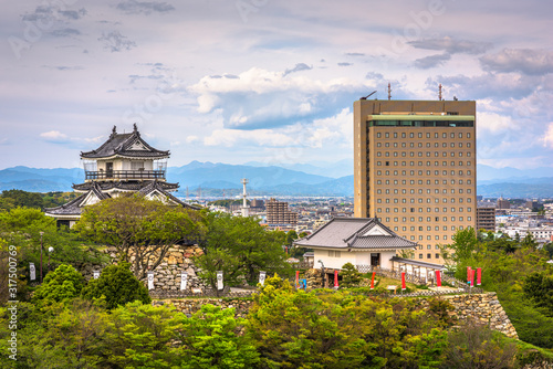 Hamamatsu, Shizuoka, Japan Cityscape and Castle photo