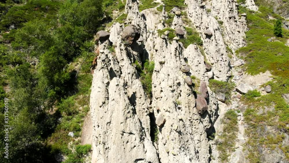 Aerial Video Beautiful Mountain Landscape Summer Day. Altai Republic, Russian Federation, 4K Drone Shot. Altai Mountains Aerial Video Beautiful Mountain Landscape Summer Day. Altai Republic, Russian Federation, 4K Drone Shot. Altai Mountains