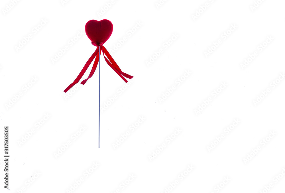 Red heart shapes on white background for Valentine's Day. Red heart shapes on white background for Valentine's Day.