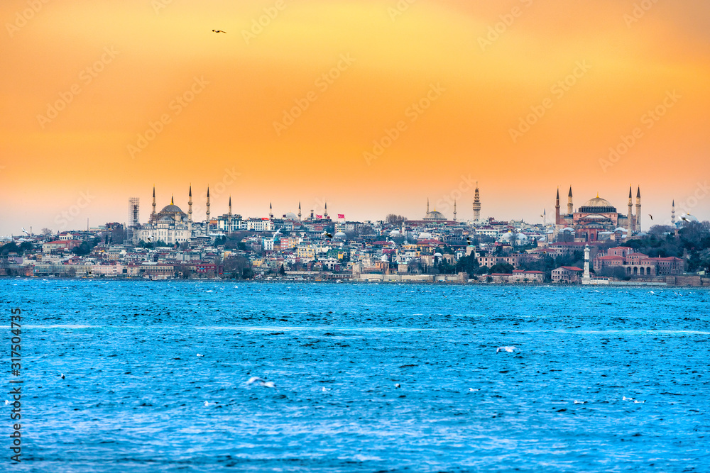 Istanbul at sunset - Turkey Istanbul at sunset - Turkey
