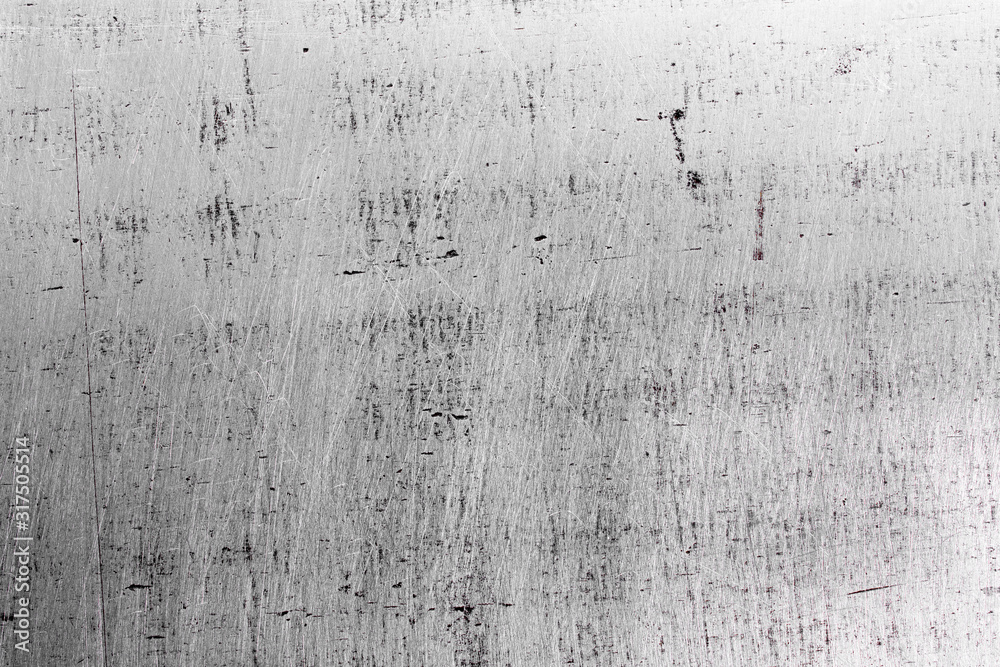 scratched metal texture gray background