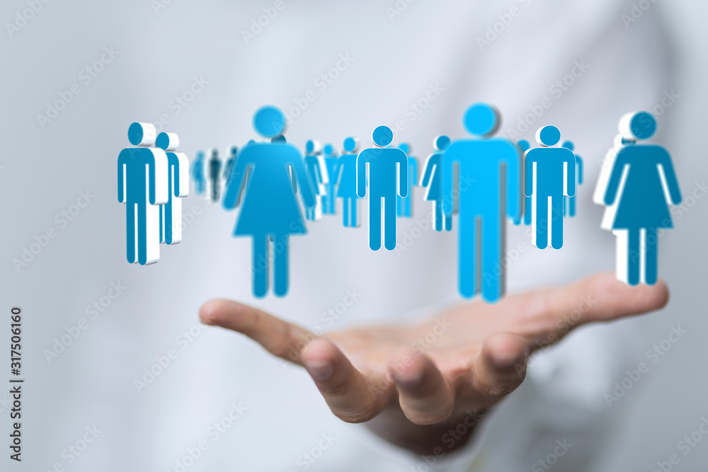Social Networking illustration team group digital Social Networking illustration team group digital