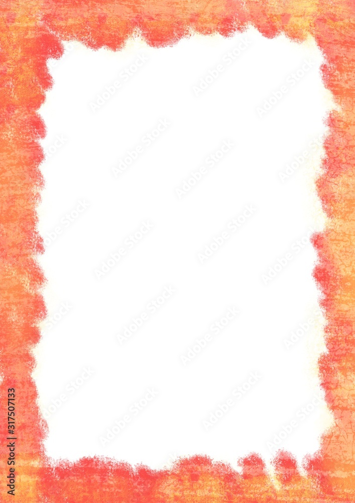 Obraz premium abstract background with frame Red Orange