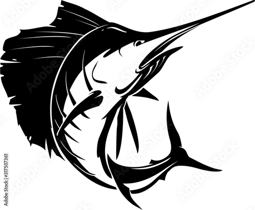 Sail Fish Leap,  Wild Marine Ocean Animal