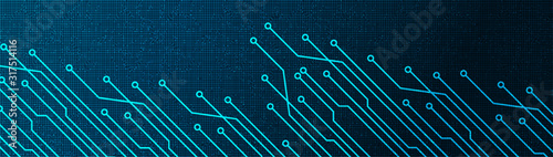 Technology Microchip on Future Background,Hi-tech Digital and security Concept design,Free Space For text in put,Vector illustration.