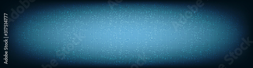 Panorama Light Blue Circuit Microchip Technology on Future Background,Hi-tech Digital and Communication Concept design,Free Space For text in put,Vector illustration.