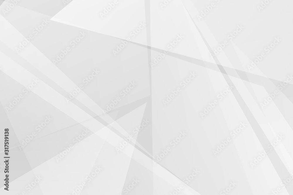 Fototapeta premium Abstract white and grey on light silver background modern design. Vector illustration EPS 10.