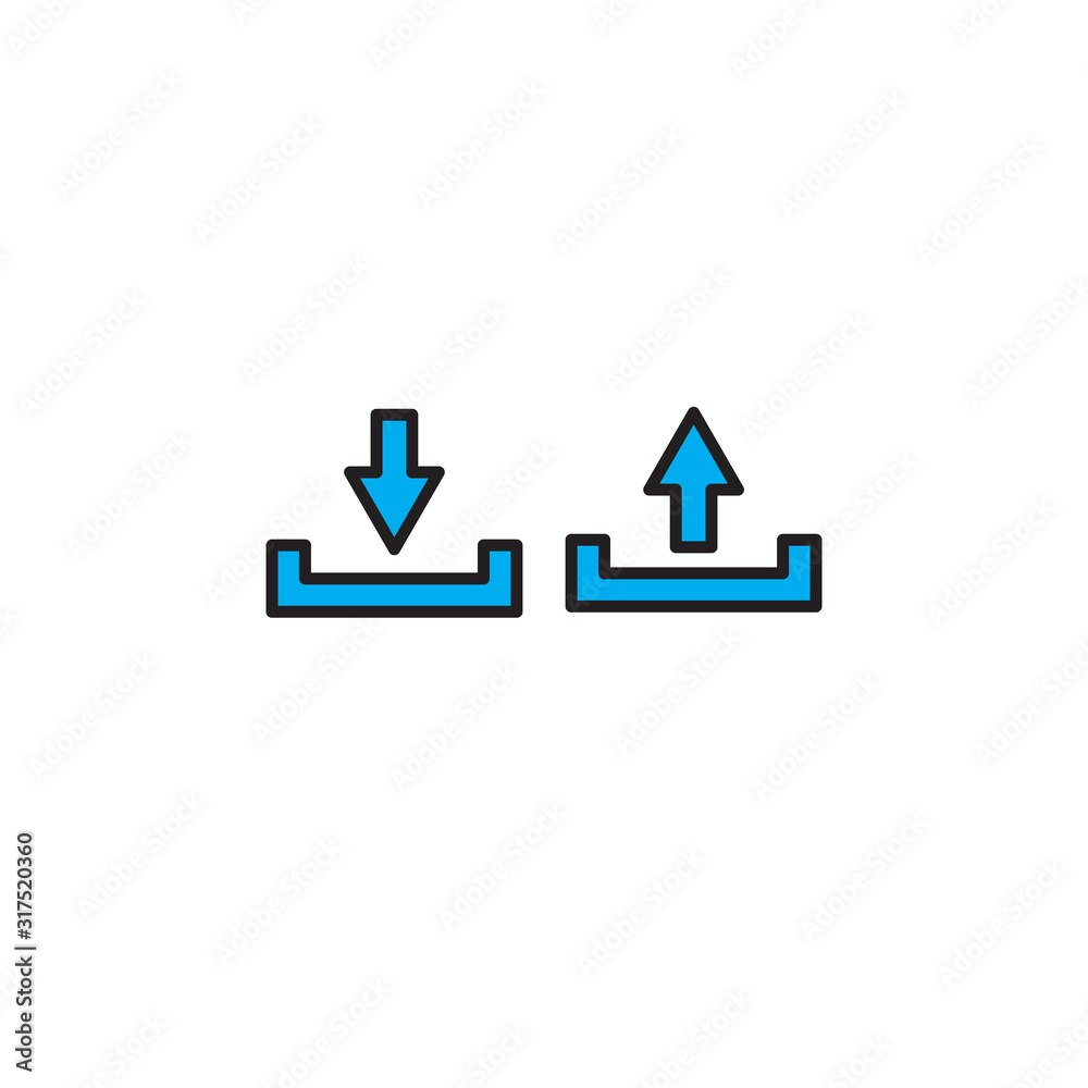 upload download icon upload download icon